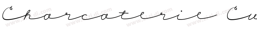 Charcaterie Cursive字体转换